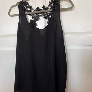 Express Tank with lace back